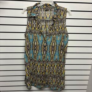 Unique Spectrum Multicolor Sleeveless Blouse